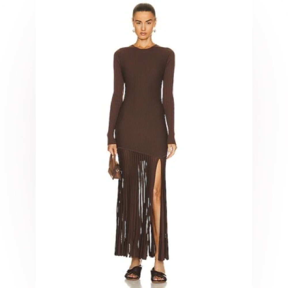 SIR the Label Sylvie Brown Long Sleeve Dress